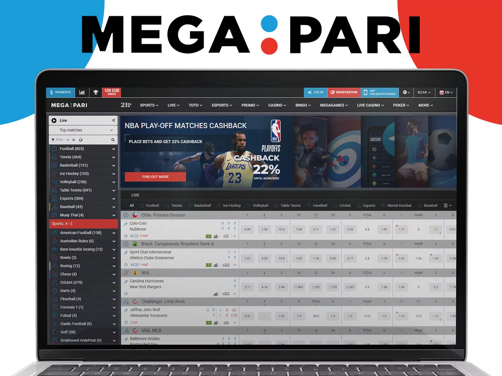 You can use the Megapari website on any Windows and macOS devices.