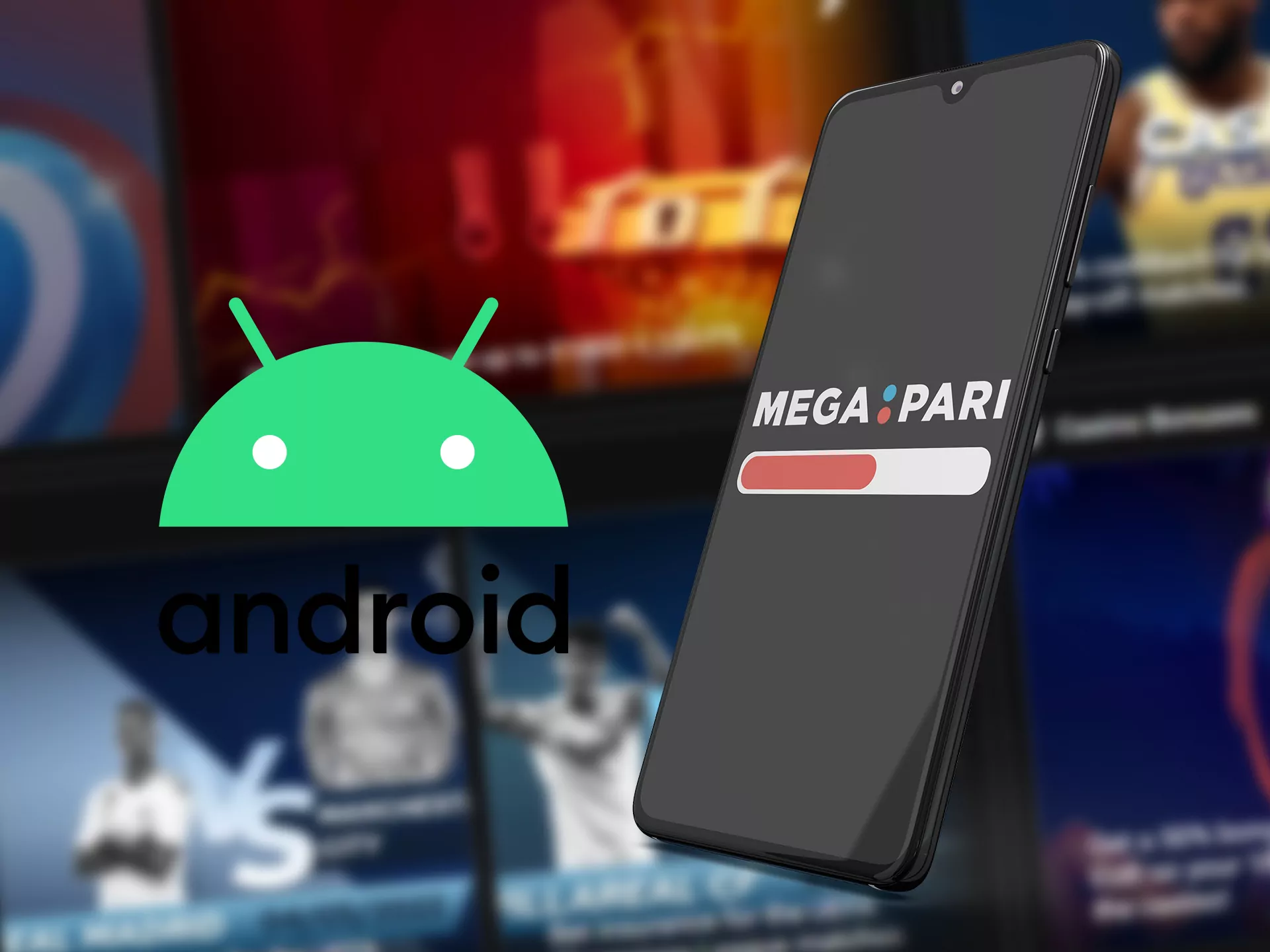 Download the Megapari APK file on your smartphone.