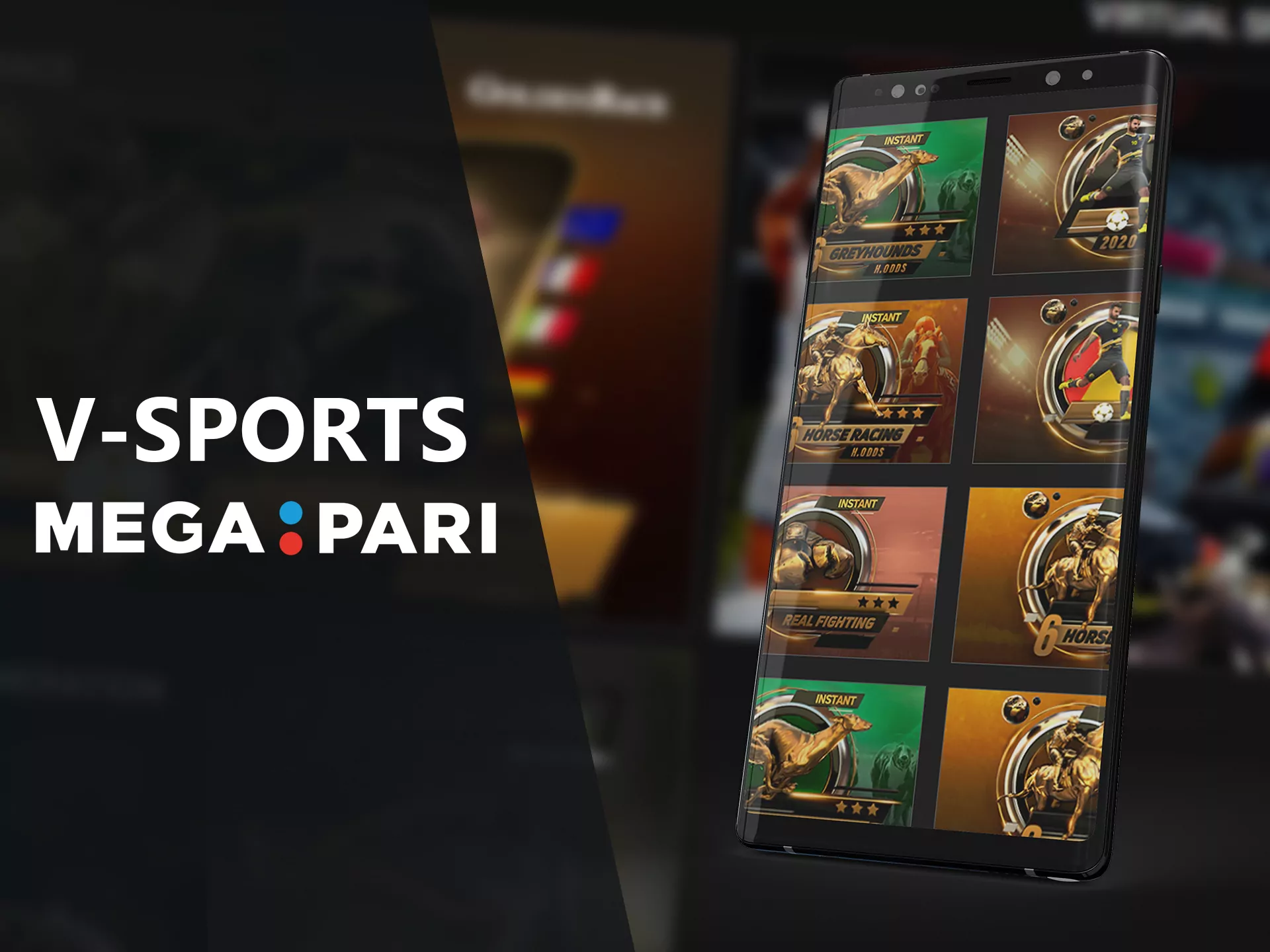 Bet also on virtual sports in the Mega Pari app.