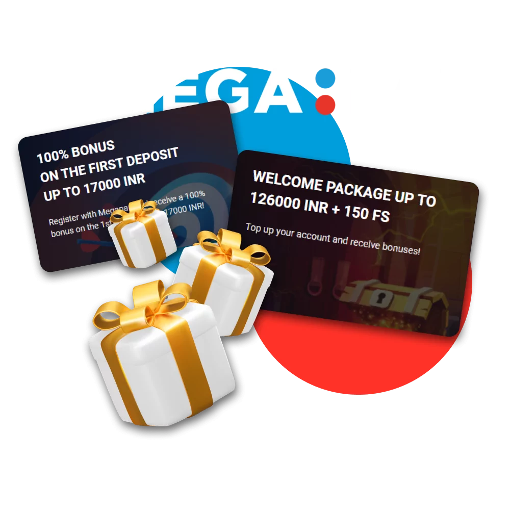 Learn how to get a Megapari bonus on sports bets or casino games.