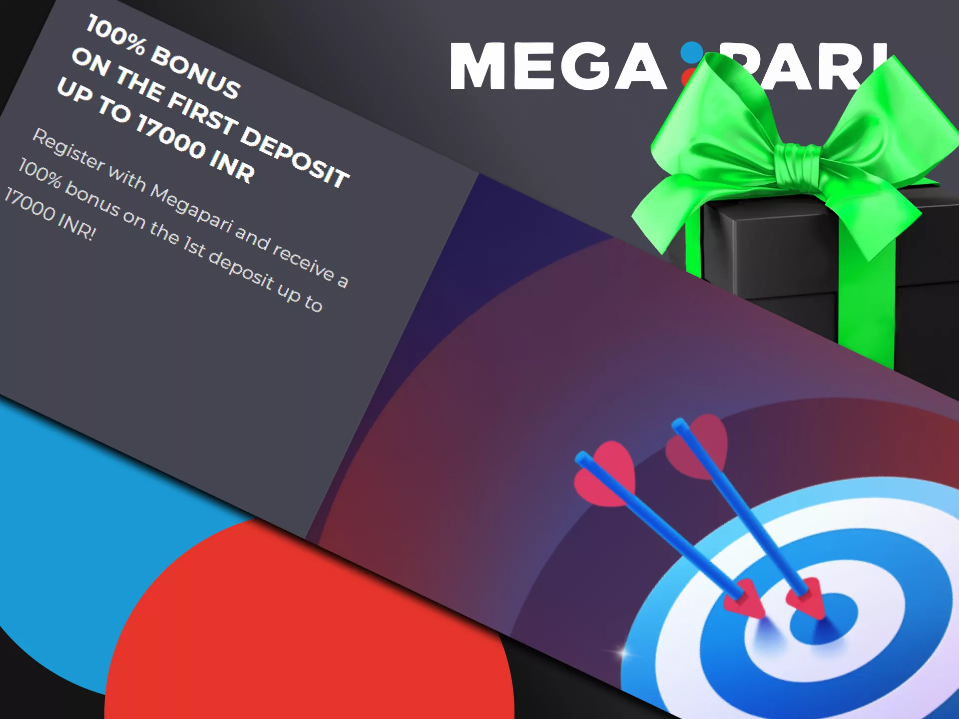 Get the Megapari first deposit bonus of 100% up to INR 20,000.