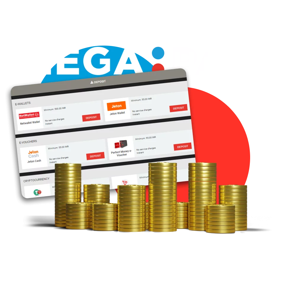 Learn how to make deposits at Megapari and get the deposit bonus.