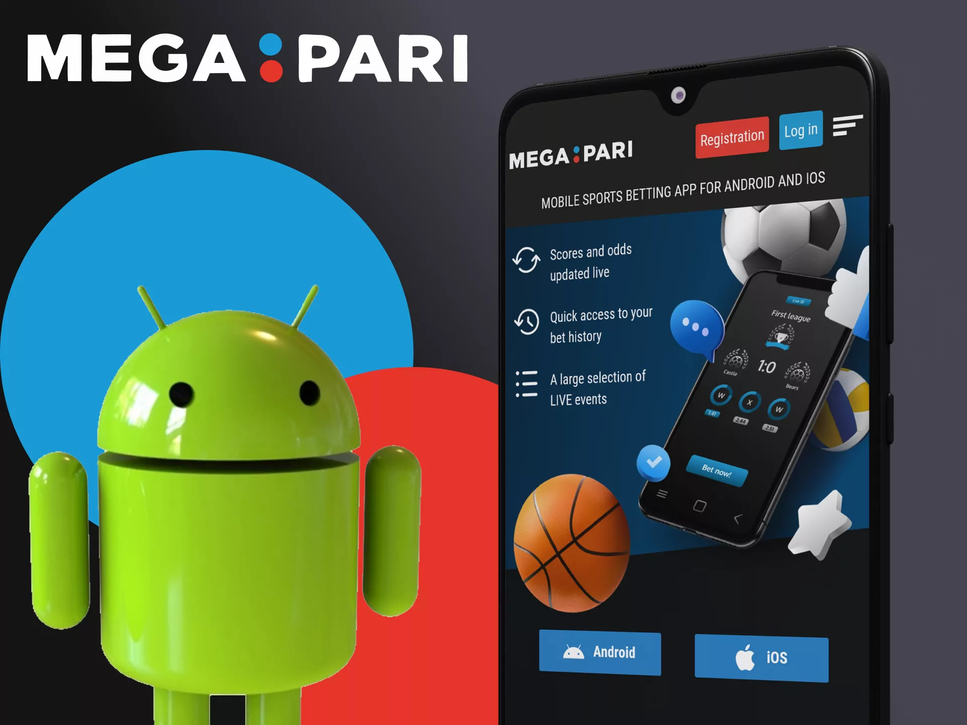 Install the Megapari app for your Android device.