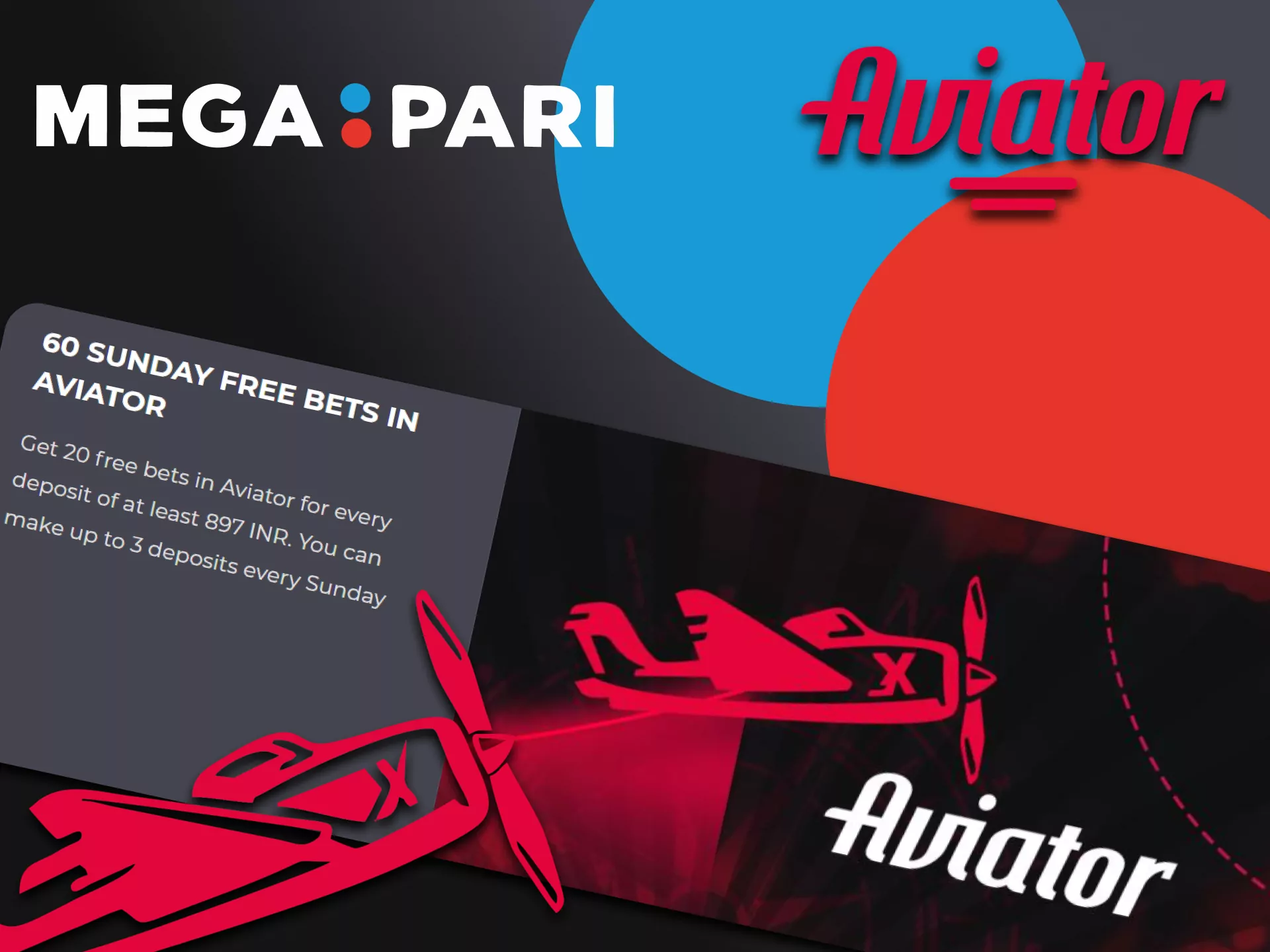 Get a bonus for playing Aviator from Megapari.