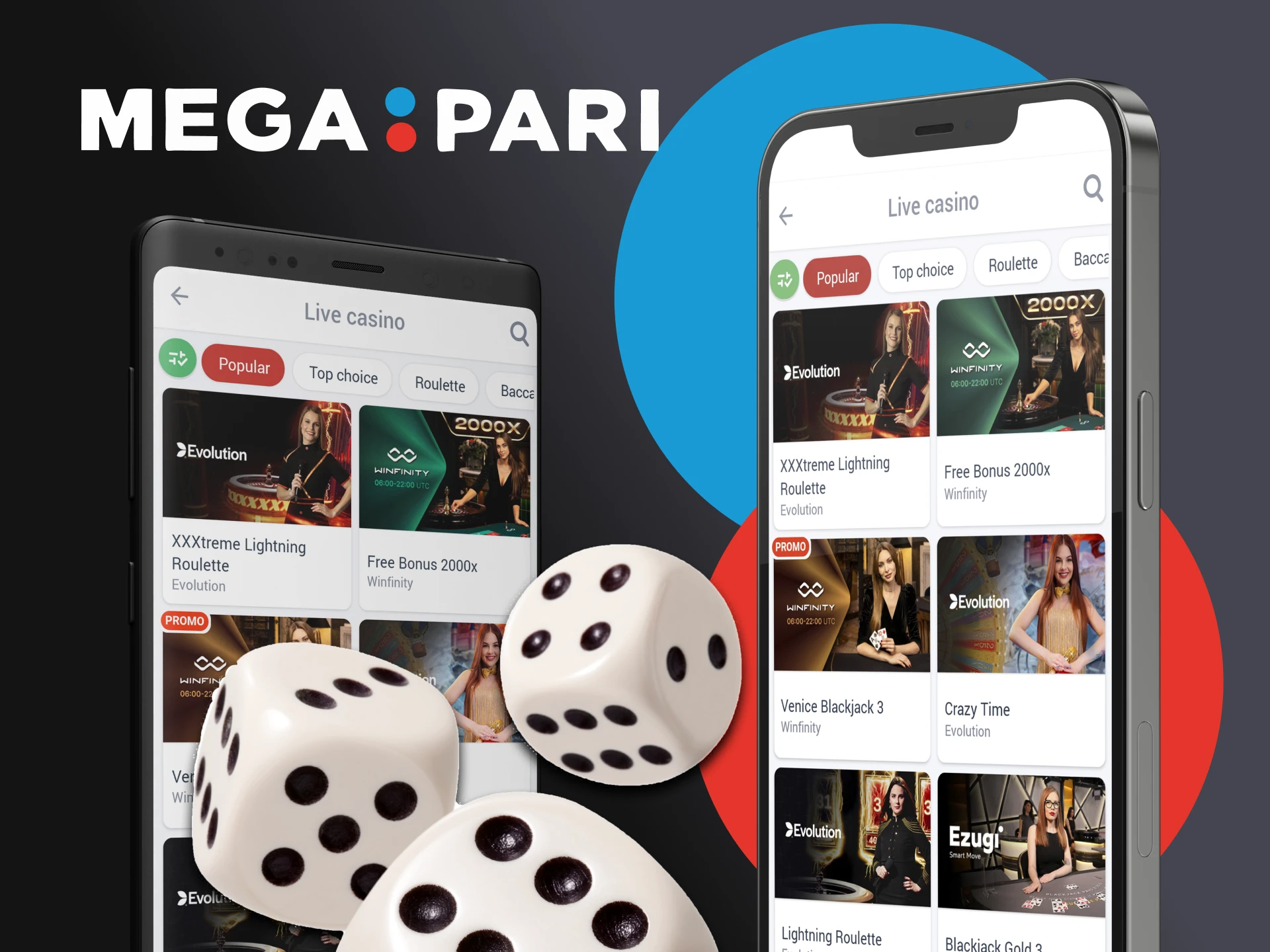 You can install Megapari casino games app.