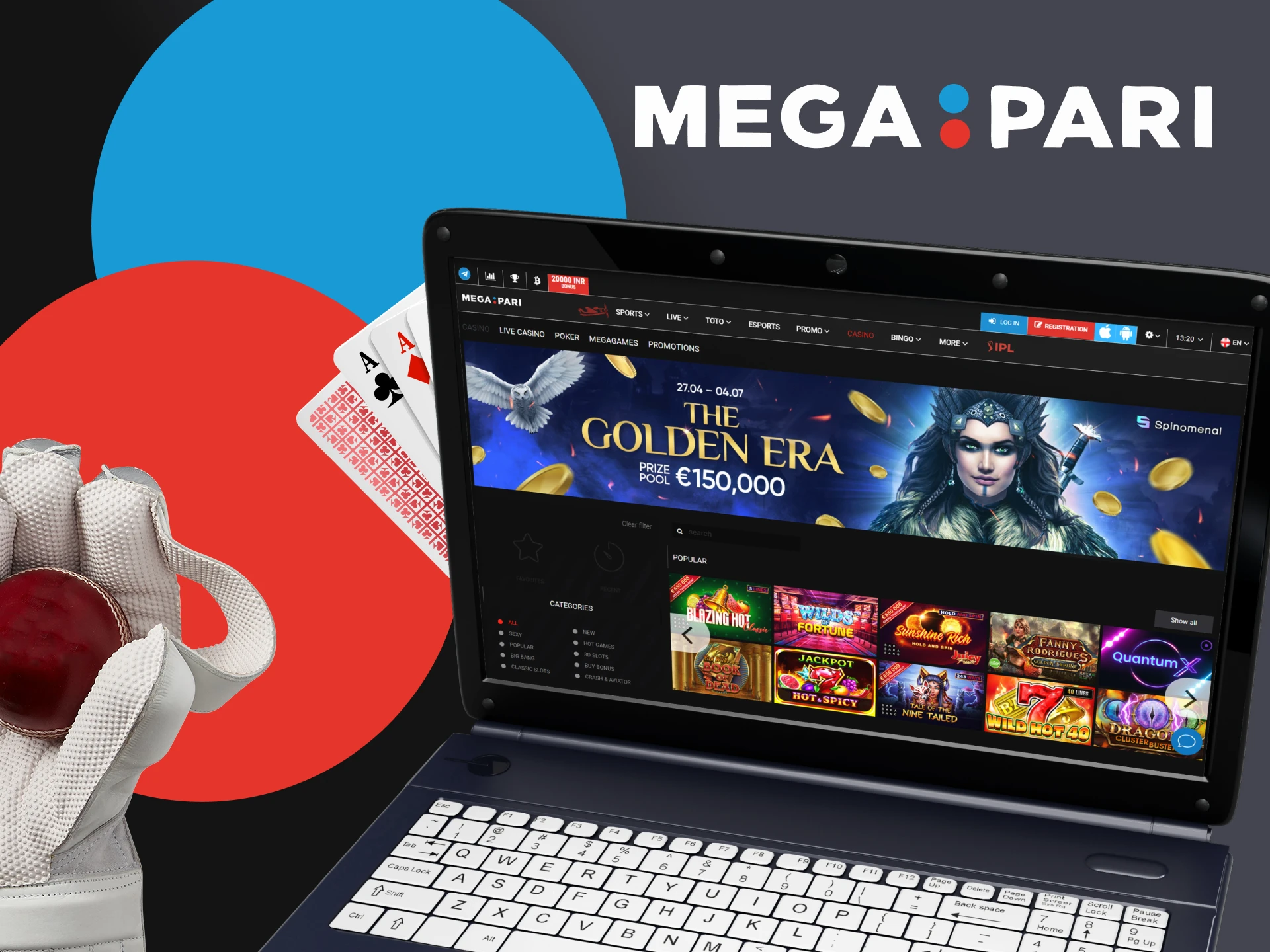 Place your bets and play with the Megapari PC app.