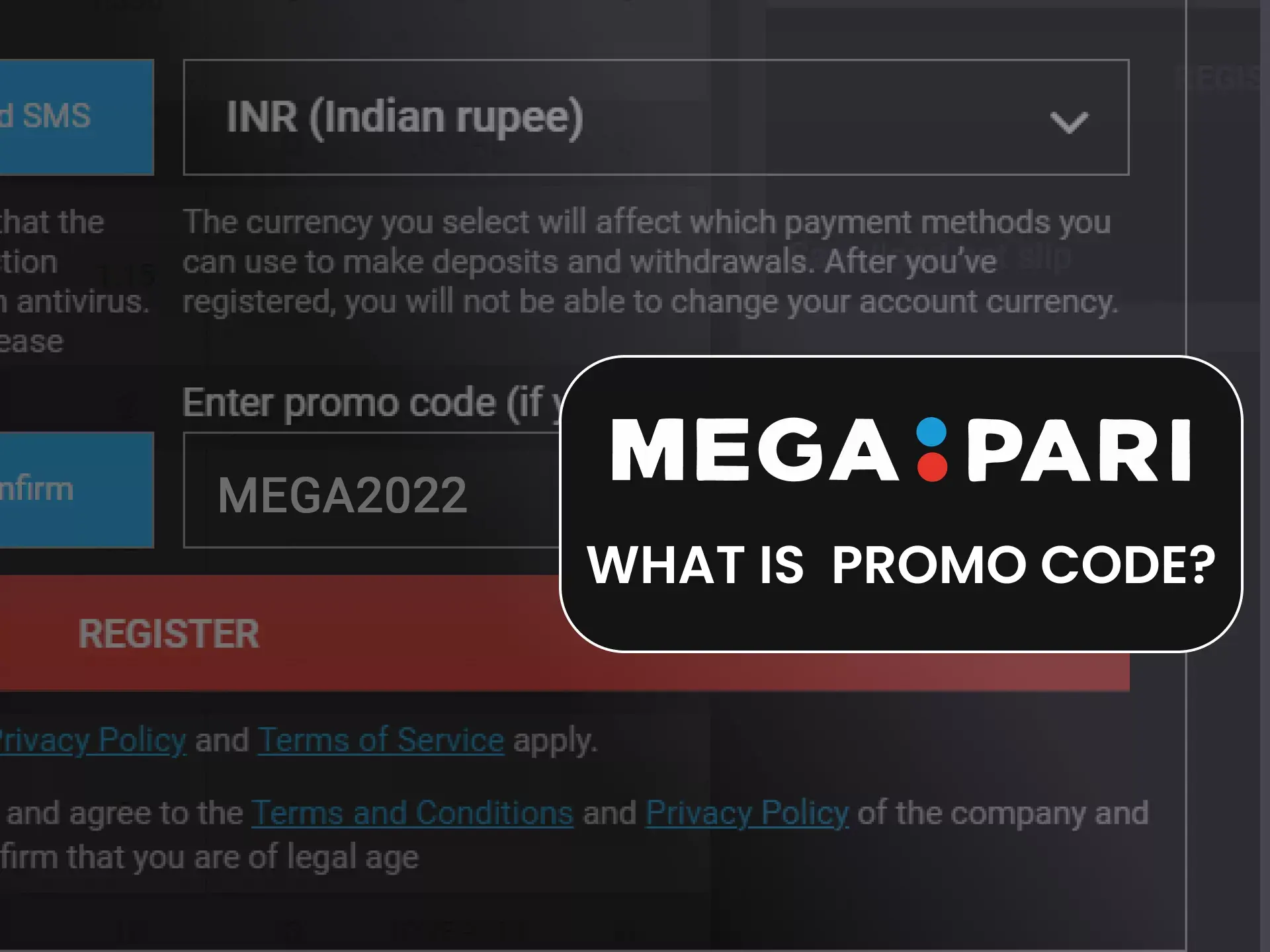 Find out what the Megapari promo code means.