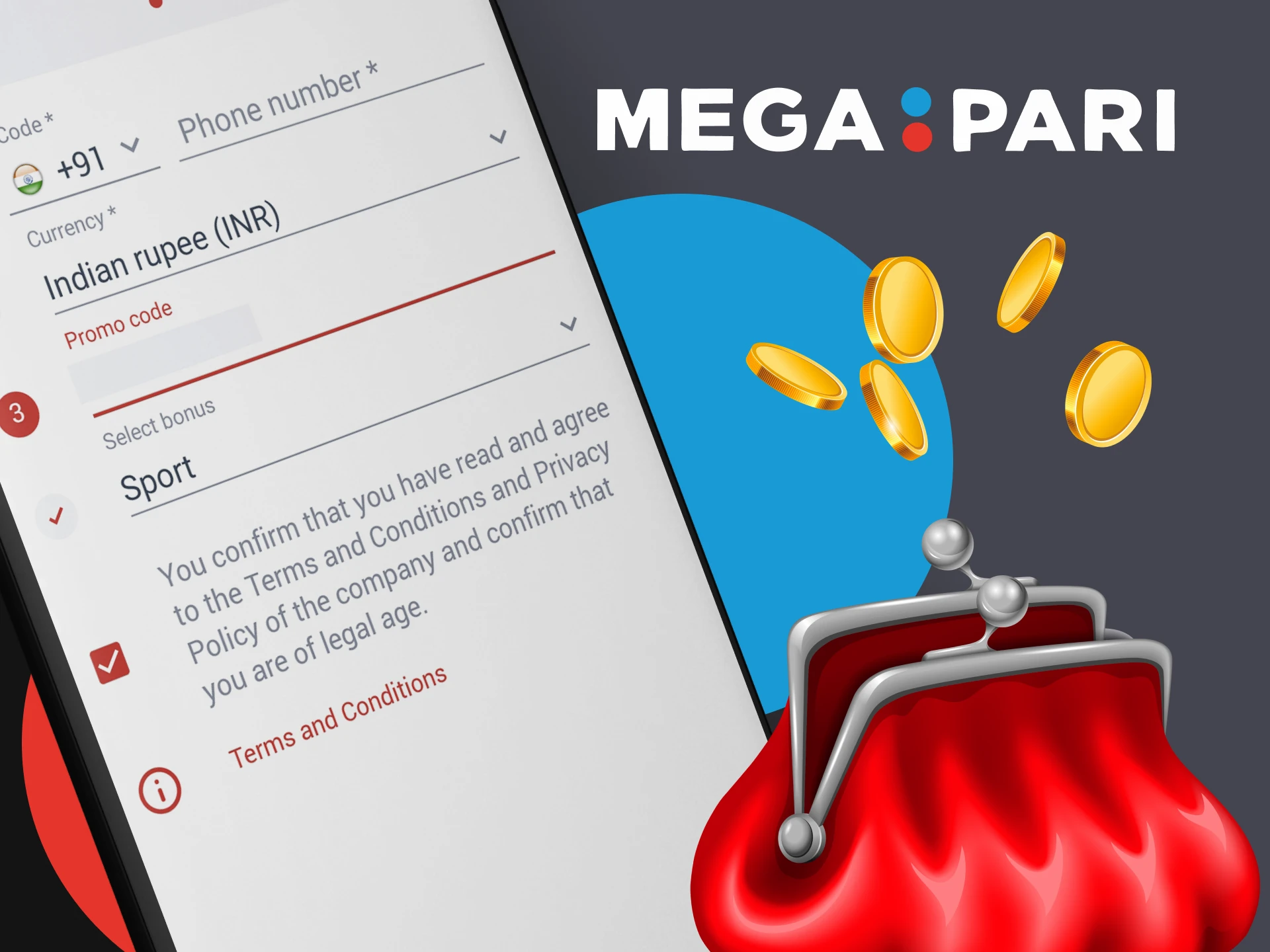 You can use the promo code through the Megapari app.