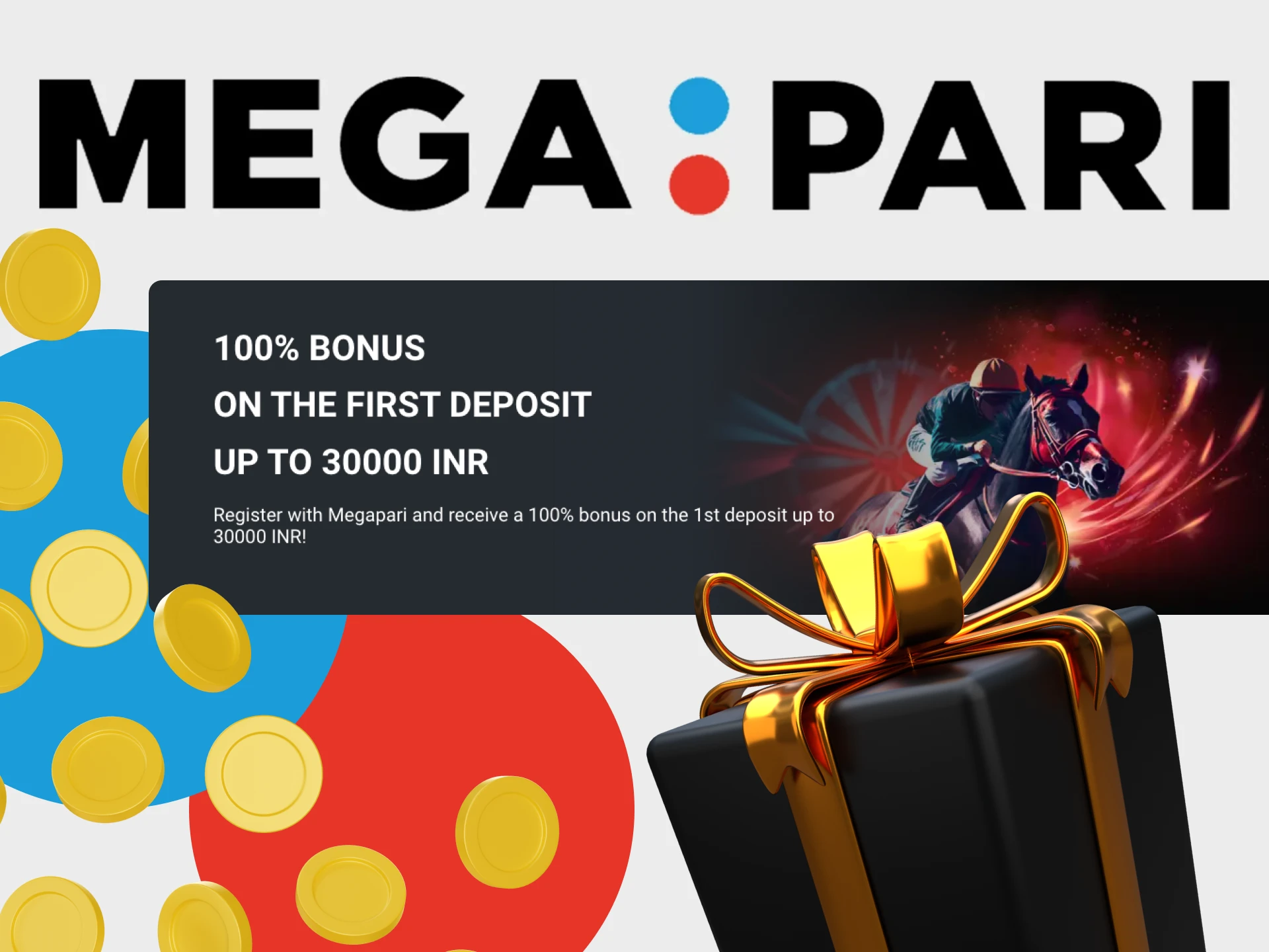 Get the first deposit bonus in the Megapari app.