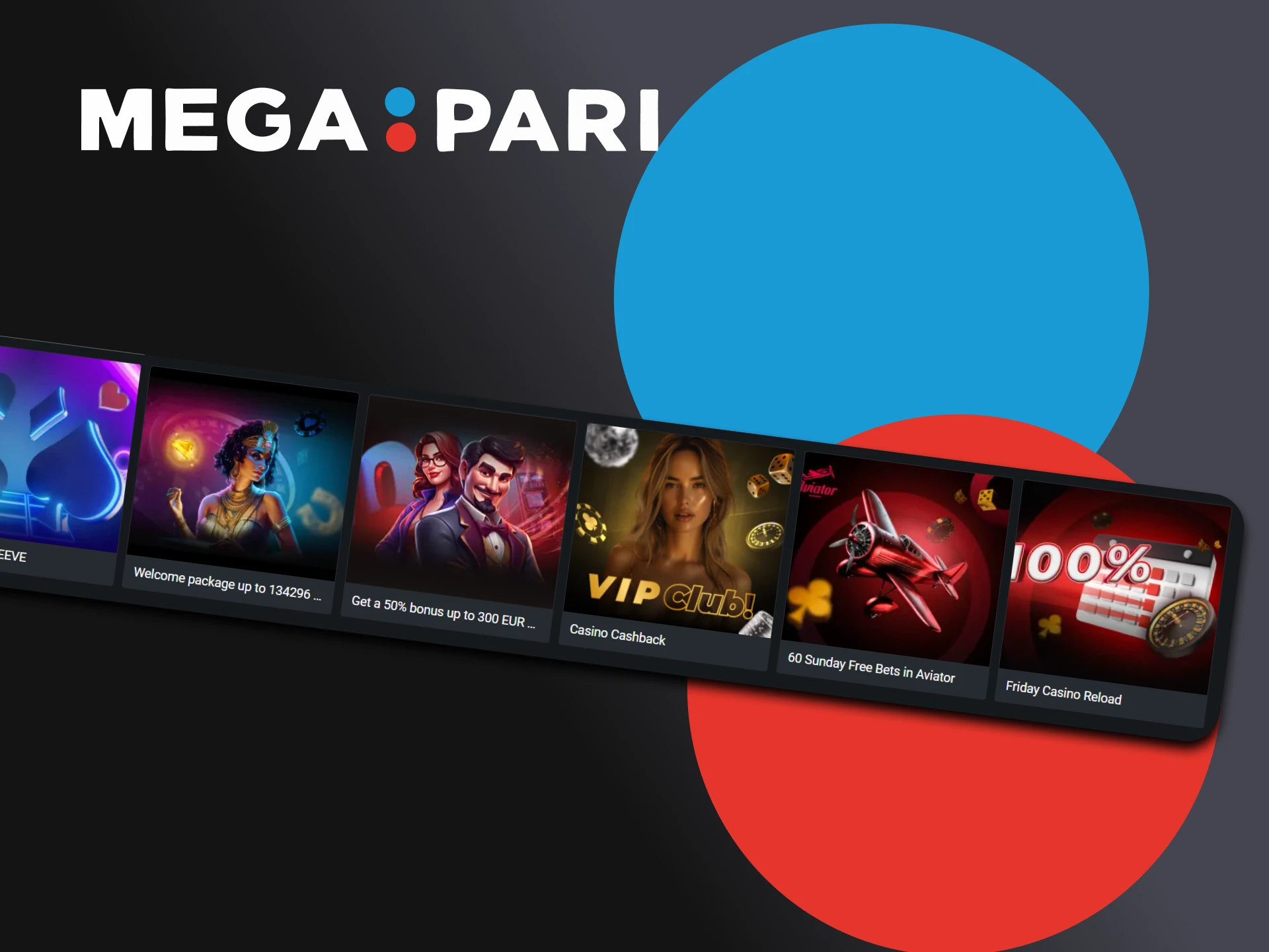 Get bonuses for playing baccarat at Megapari.