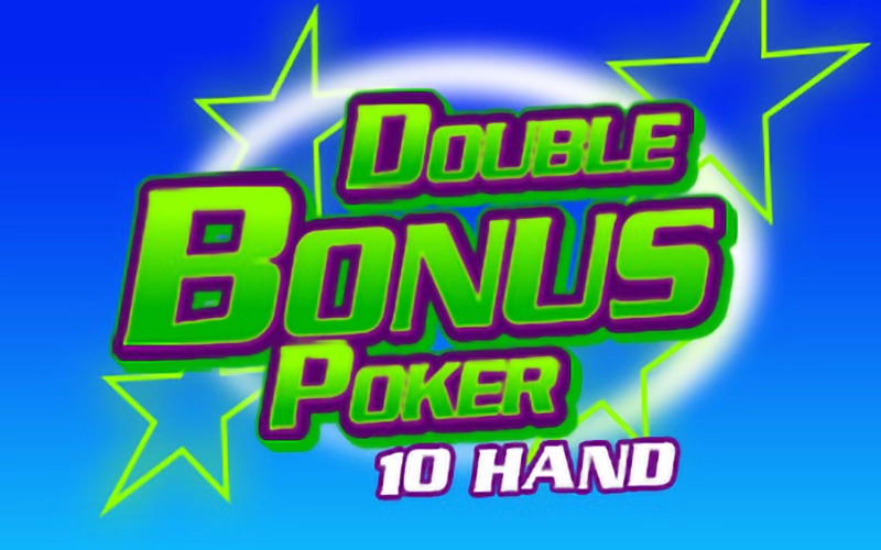 Double Bonus Poker video poker game on Megapari.