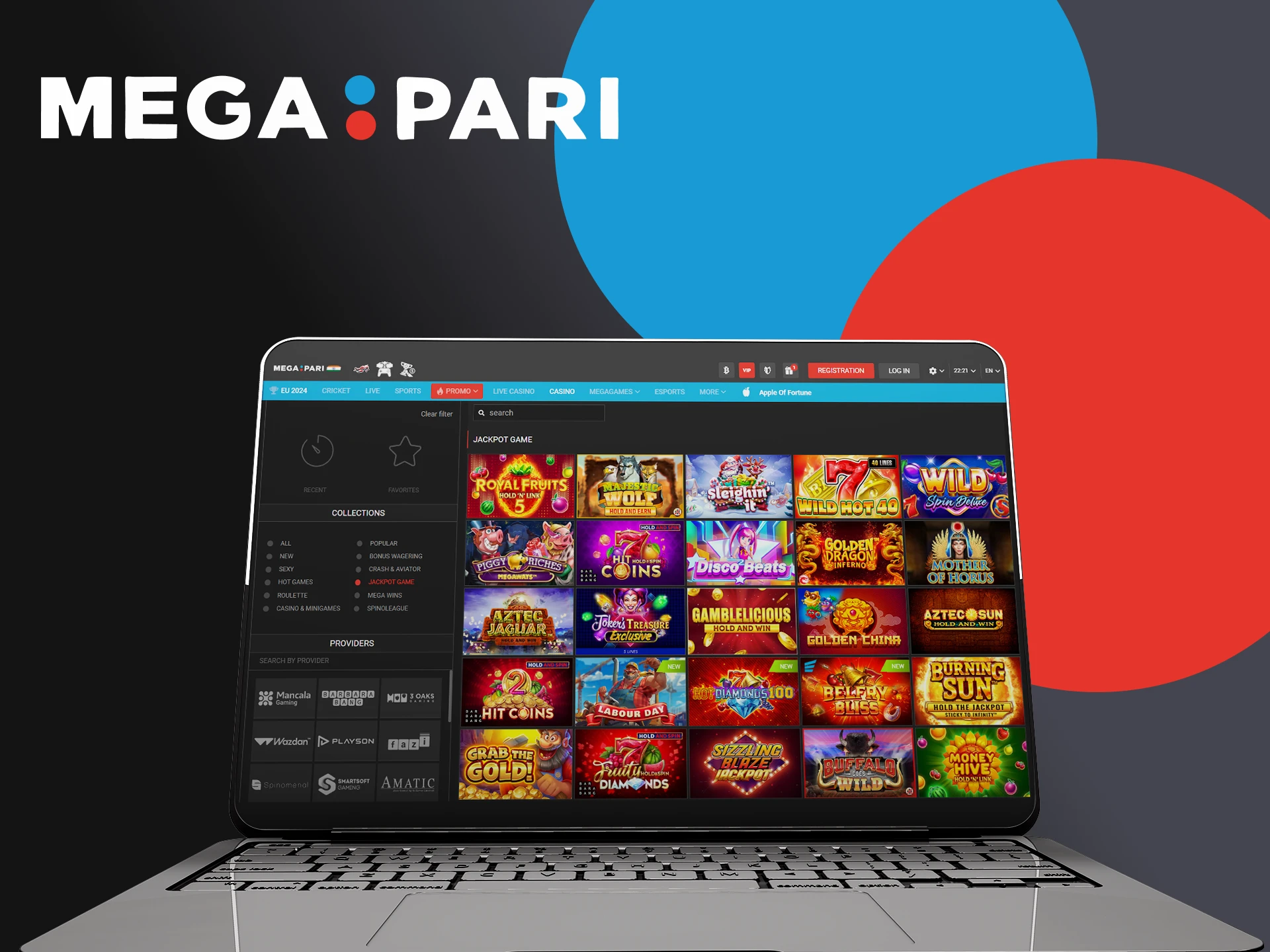 We will tell you how to play the jackpot on Megapari.