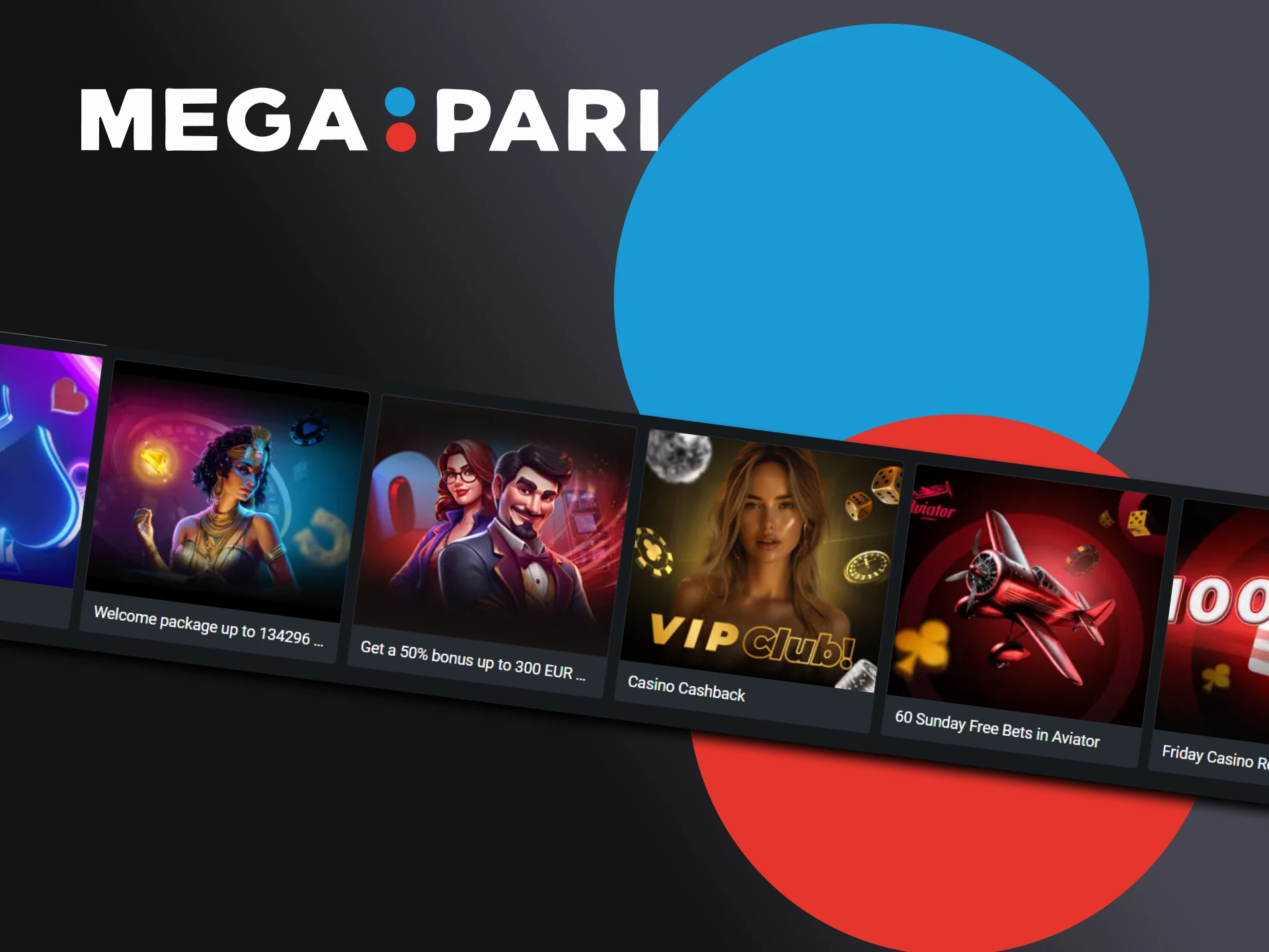 When playing roulette you receive bonuses from Megapari.