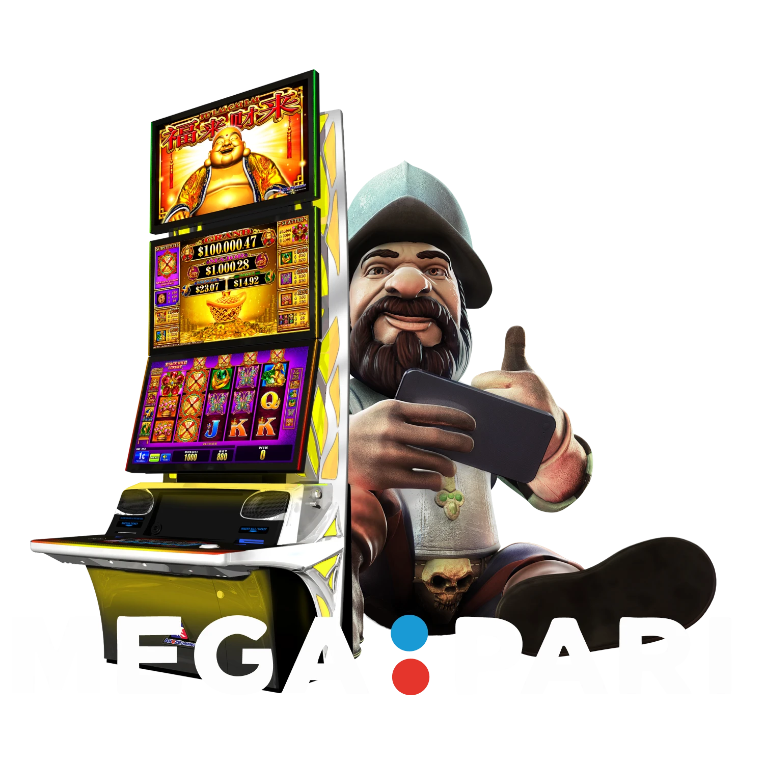 To play at Megapari, choose slots.