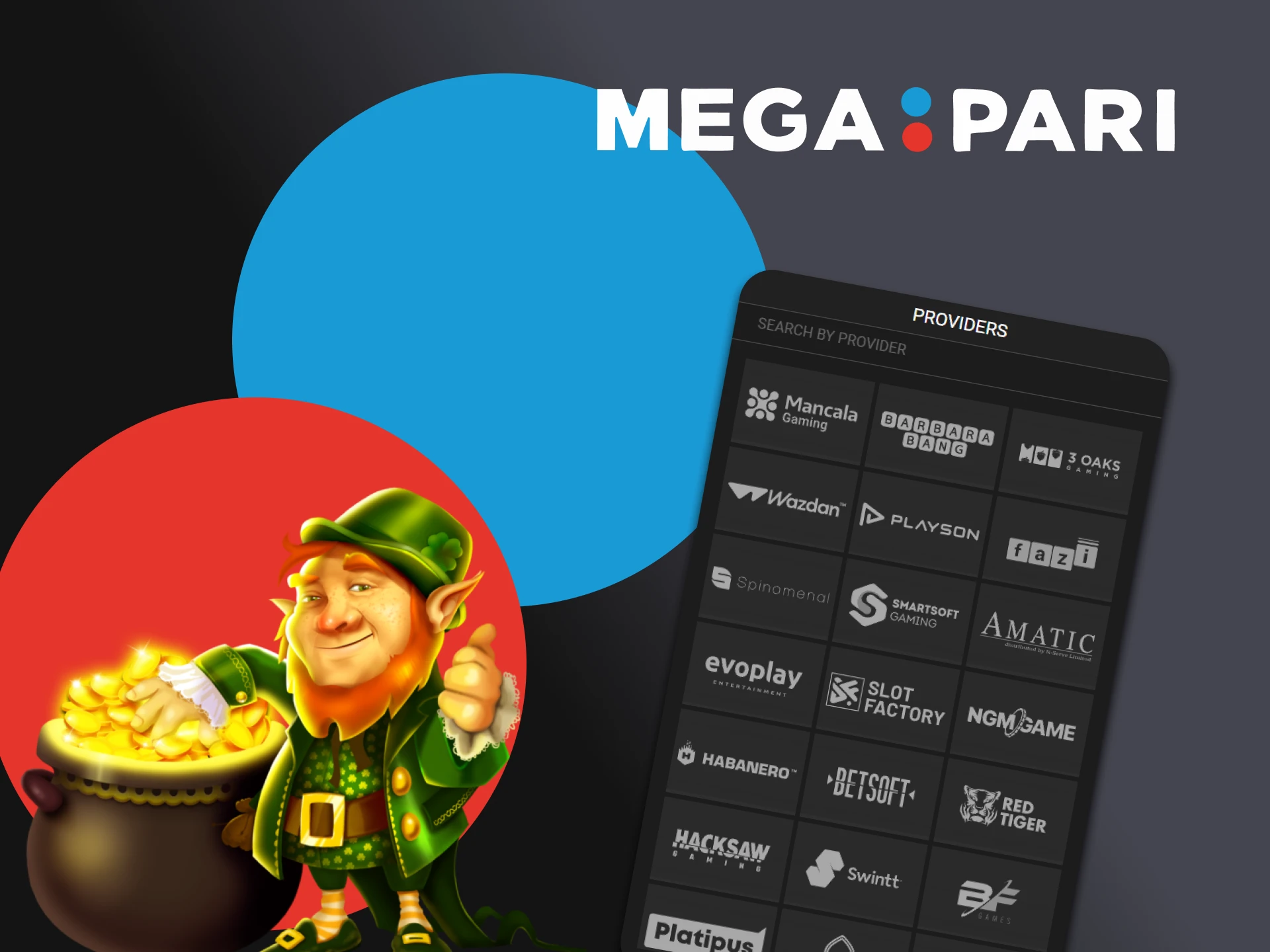 We will tell you about slot providers on Megapari.