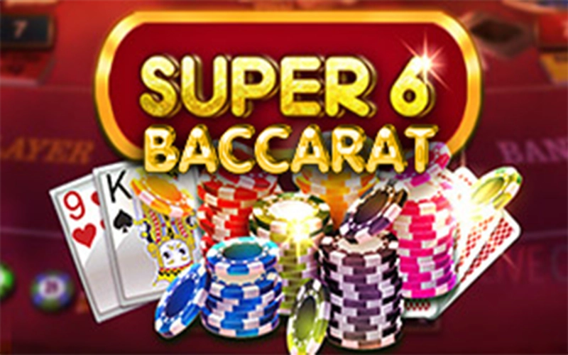 Play the classic game Super 6 Baccarat at Megapari.